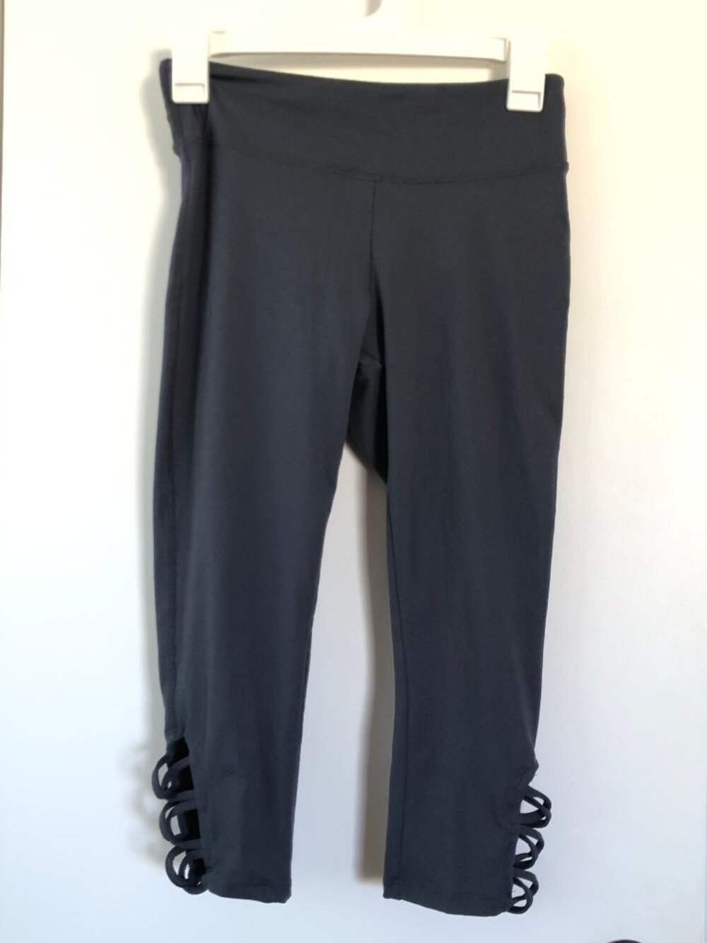Balance Collection Women's Gray Blue Leggings - Size Small
